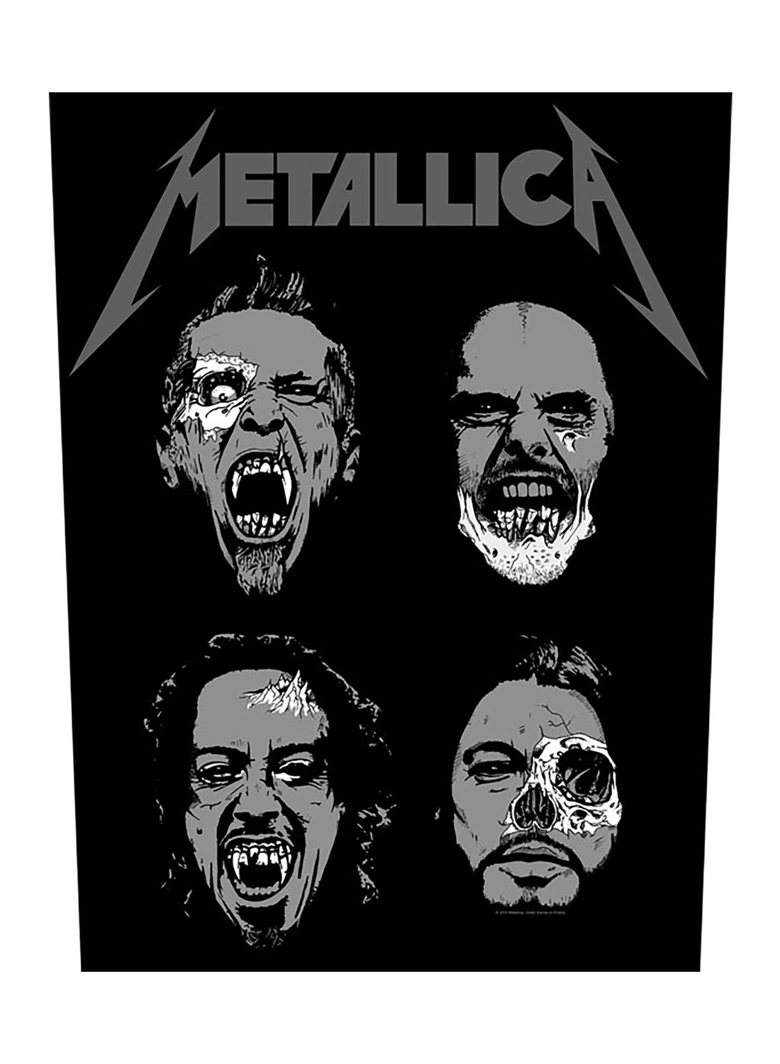 Metallica Undead Back Patch