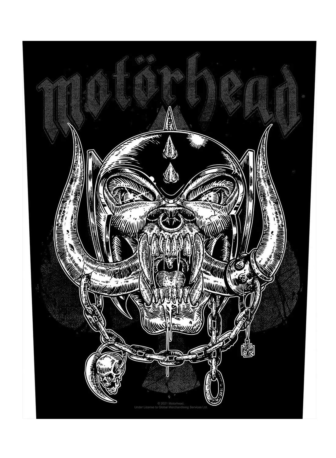 Motörhead Etched Iron Back Patch