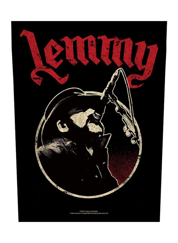 Lemmy Microphone Back Patch