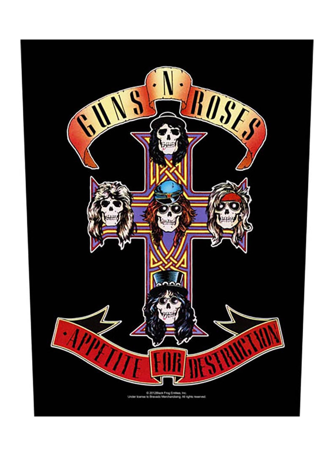 Guns N' Roses Appetite for Destruction Back Patch
