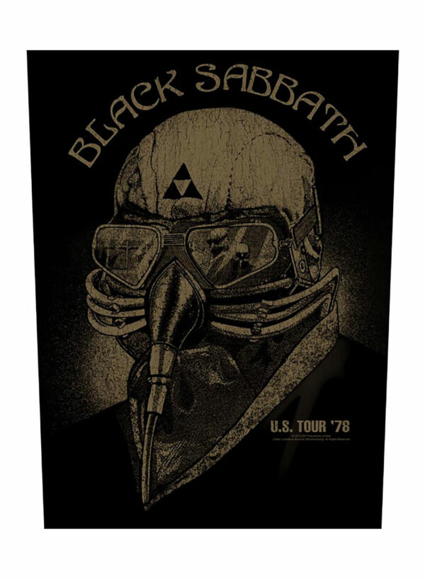 Black Sabbath US Tour 1978 Back Patch