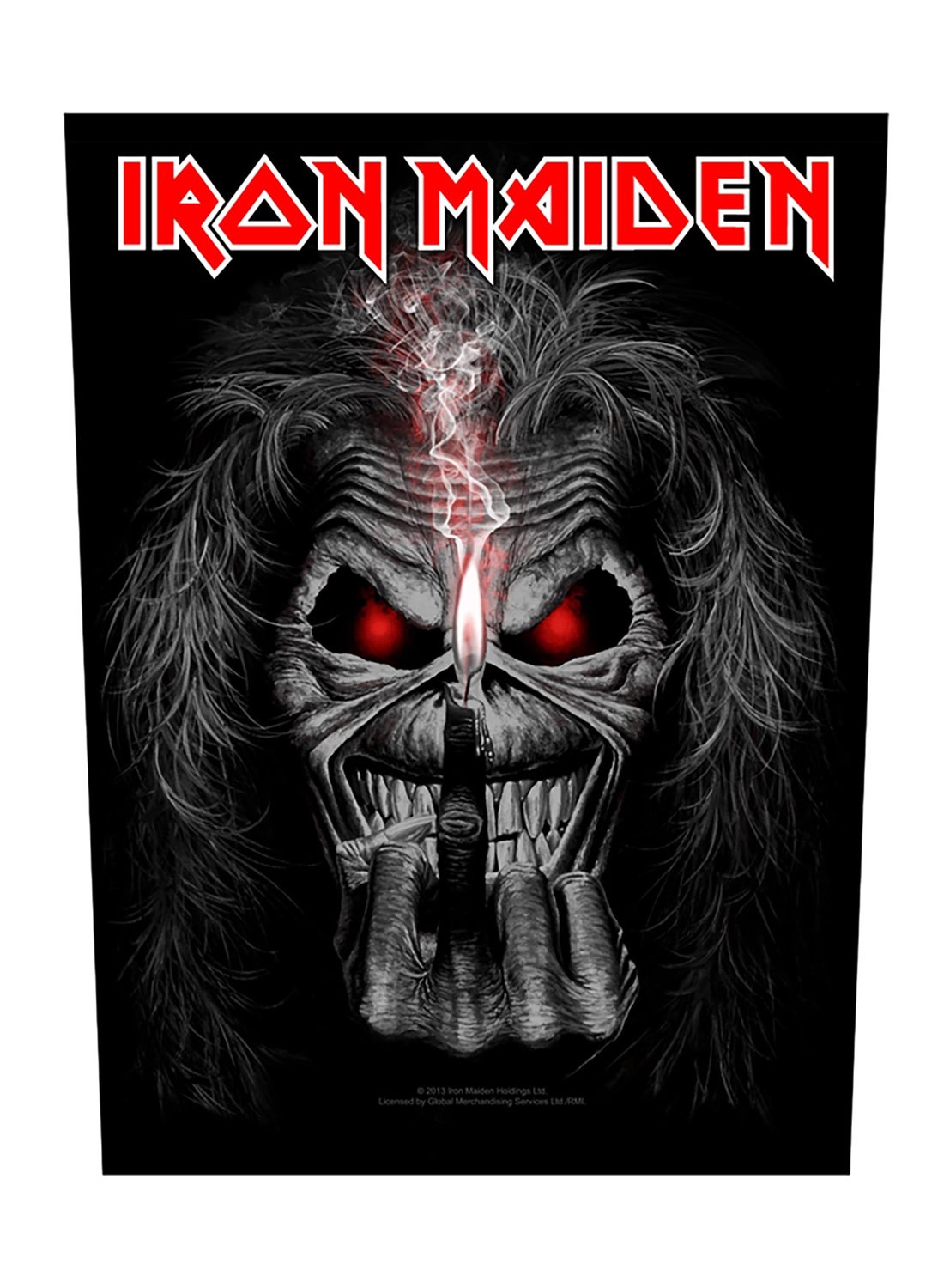 Iron Maiden Candle Finger Back Patch