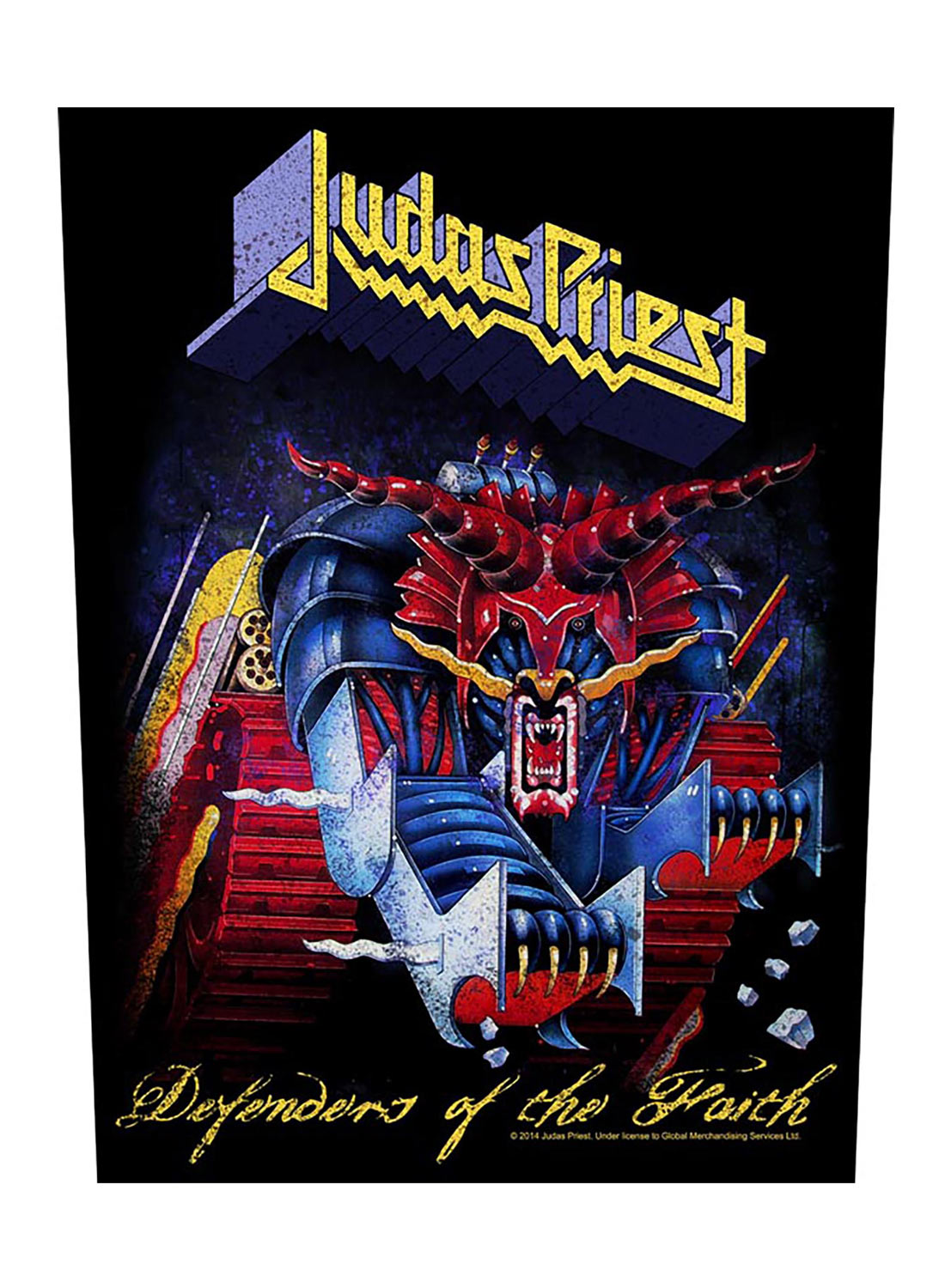 Judas Priest Defenders of the Faith Back Patch