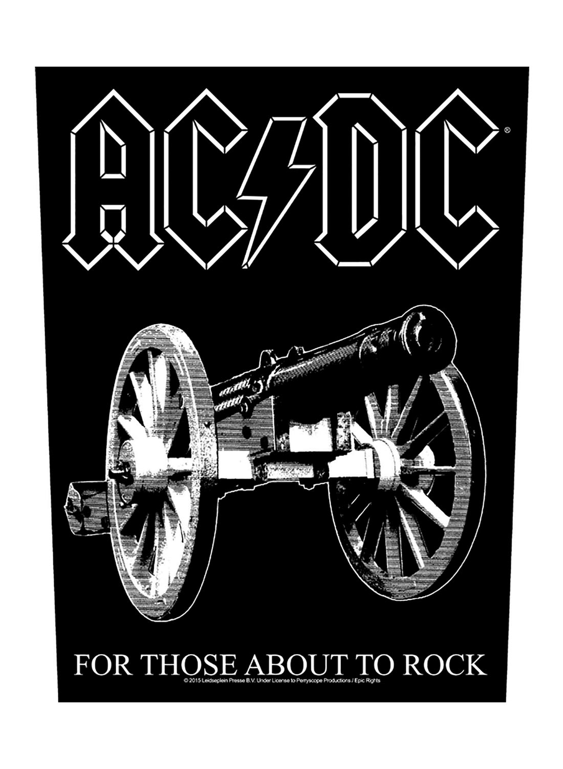 AC/DC For Those About To Rock Back Patch