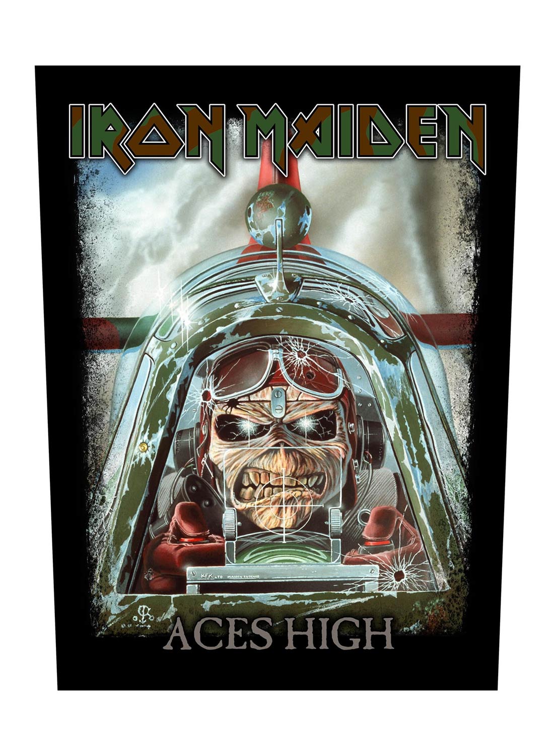 Iron Maide Aces High Back Patch