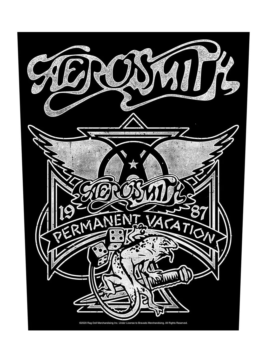 Aerosmith permanent Vacation Back Patch
