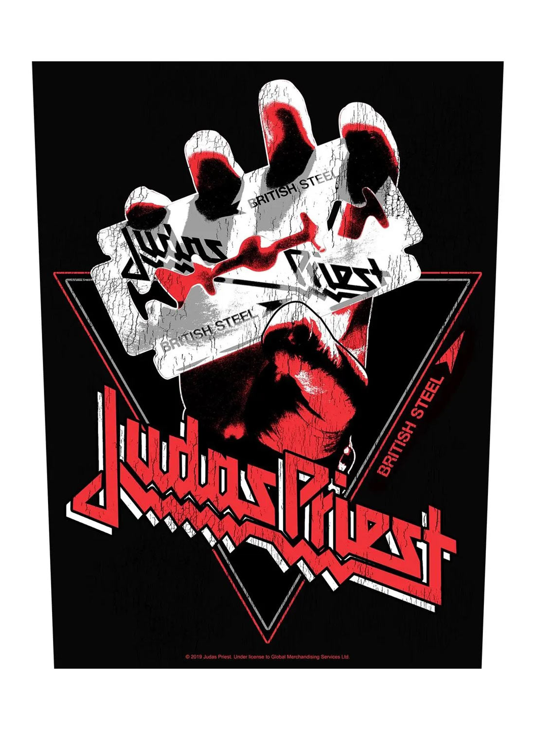 Judas Priest British Steel Vintage Back Patch