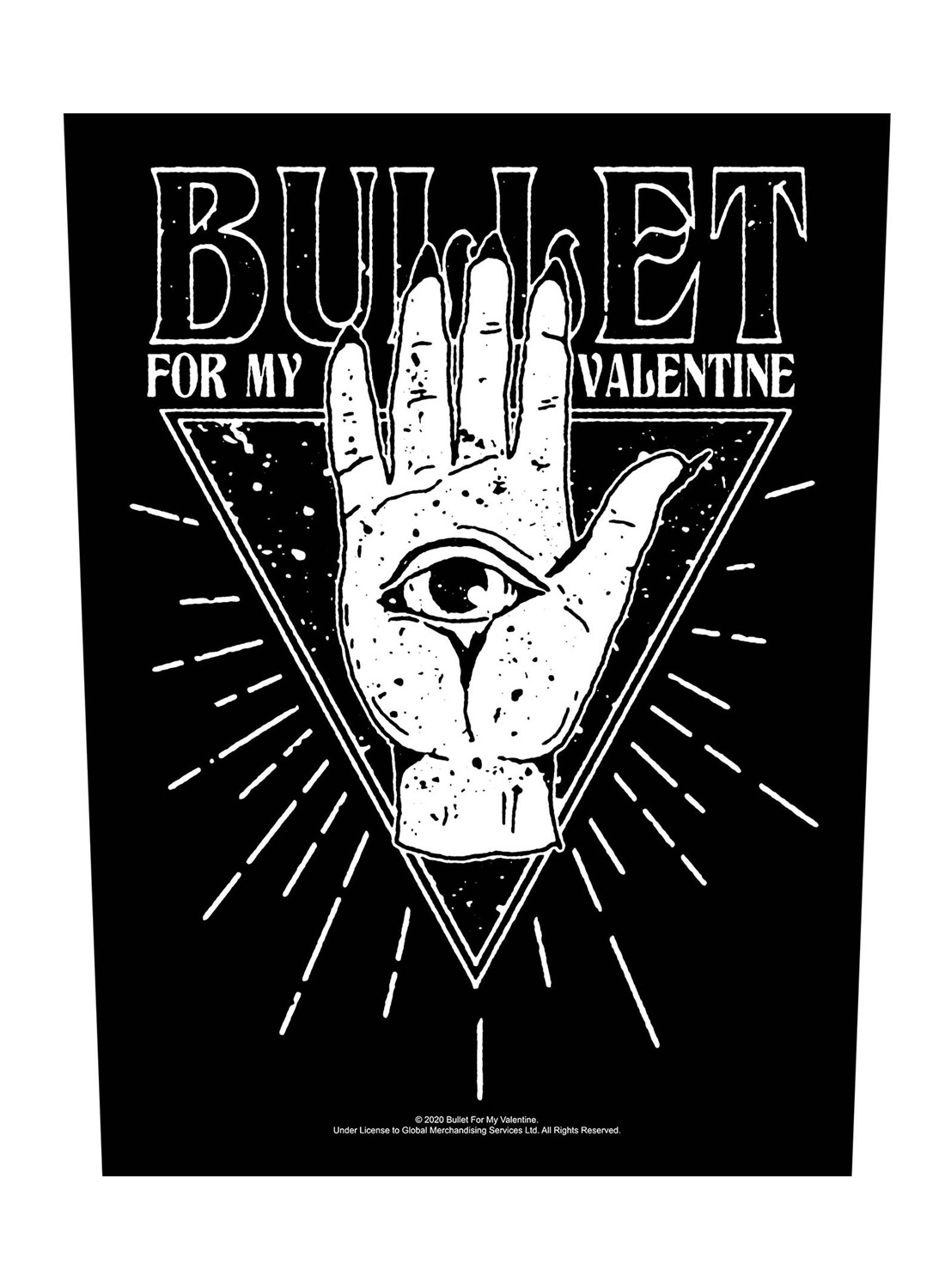 Bullet For My Valentine All Seeing Eye Back Patch