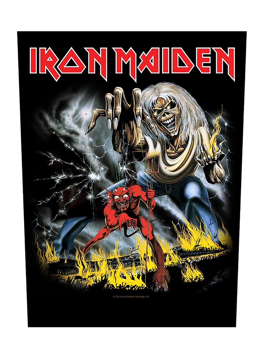 Iron Maiden Number Of The Beast Back Patch