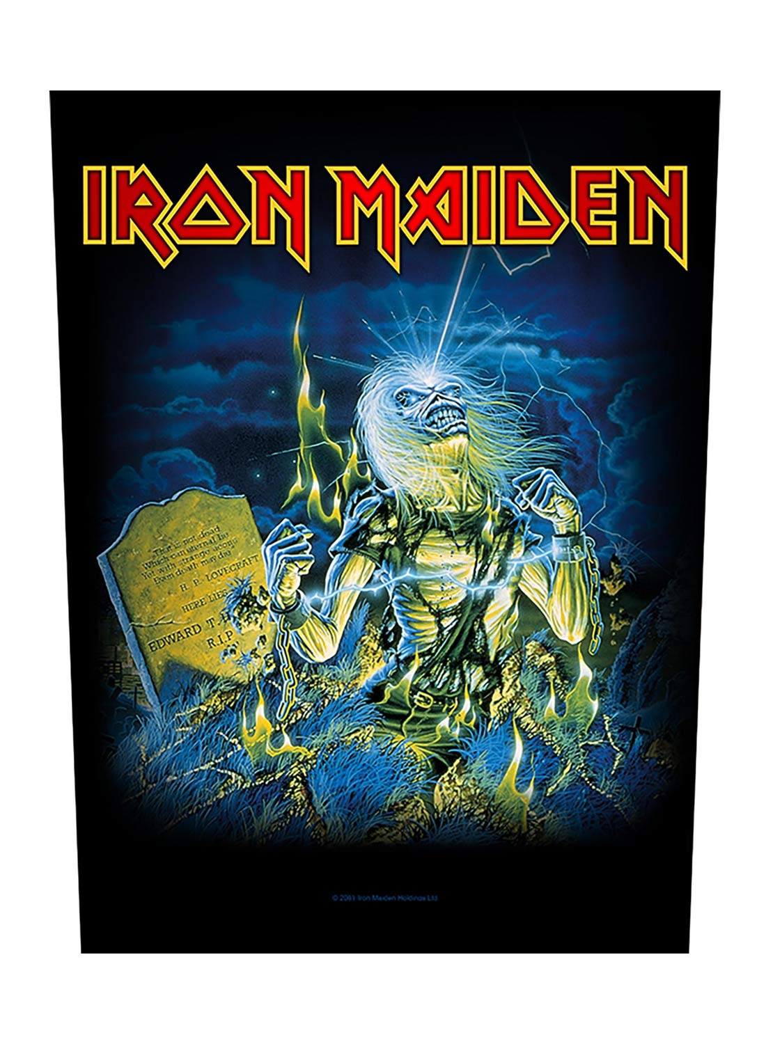 Iron Maiden Live After Death Back Patch