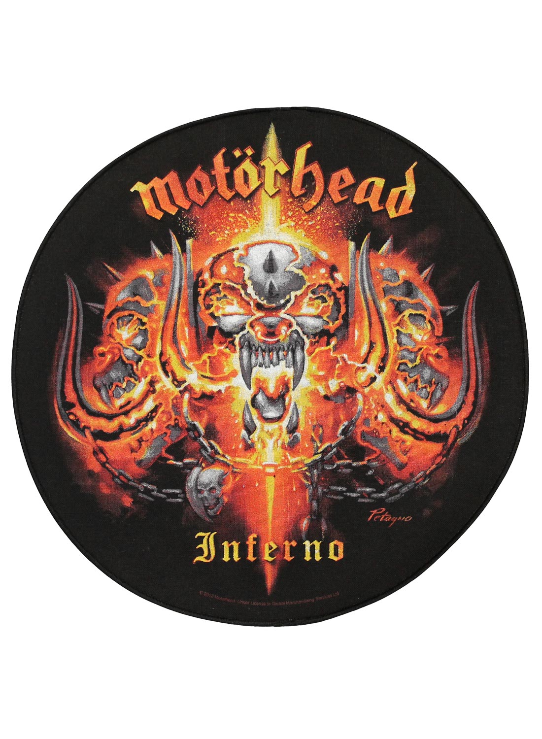 Motörhead inferno Back Patch
