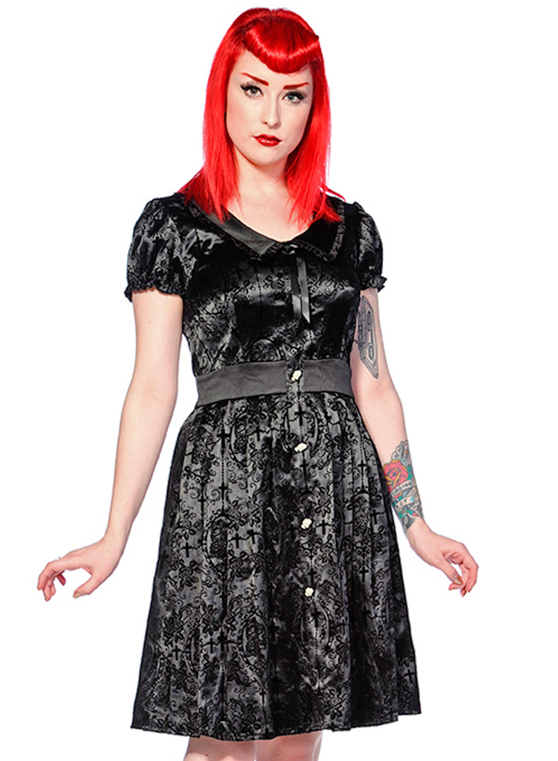 Ivy Cross Gothic Dress