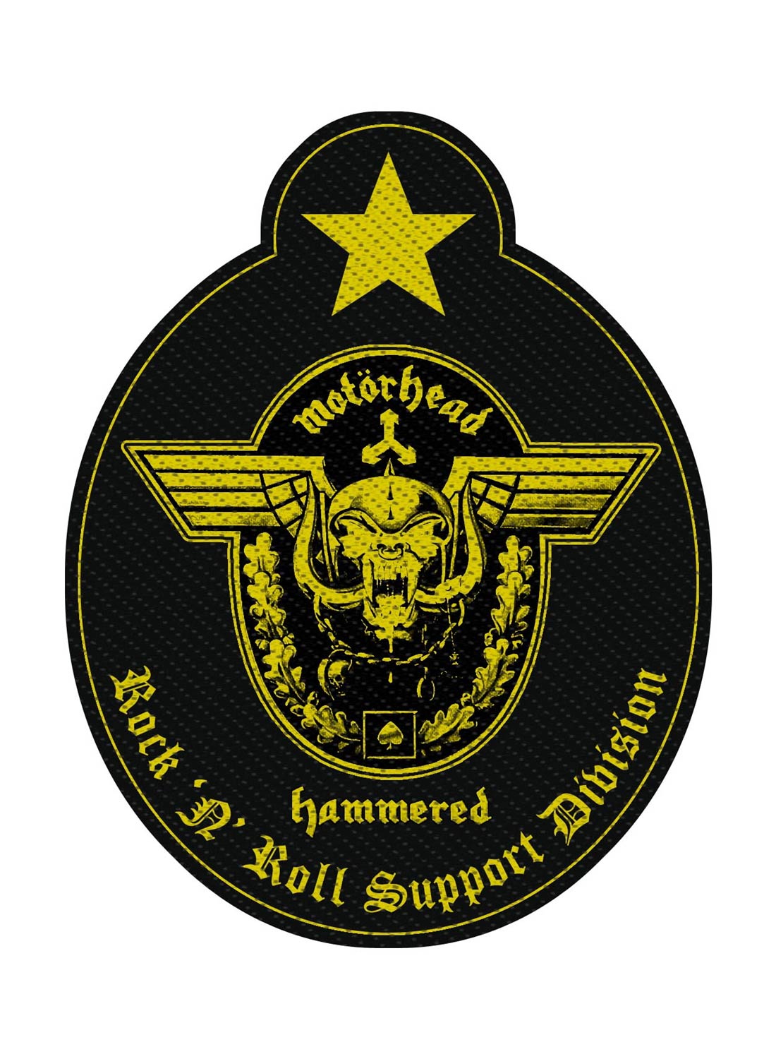 Motörhead Support Division Cut-Out Patch