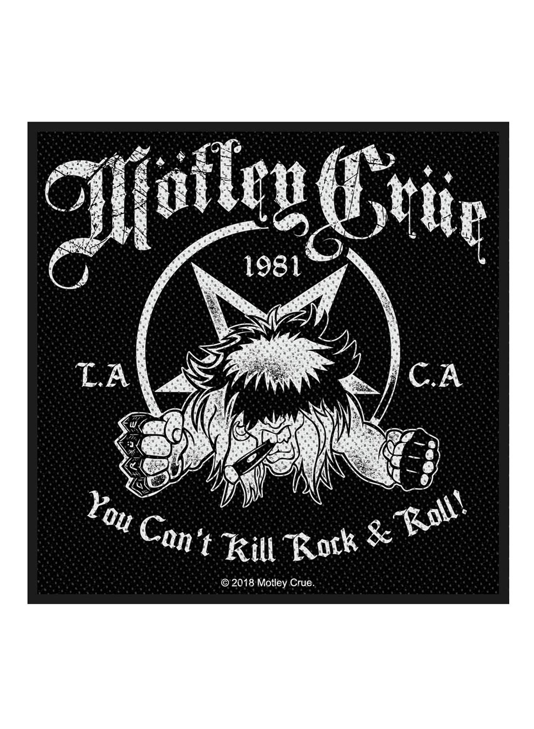 Mötley Crue You Can't Kill Rock n' Roll Patch
