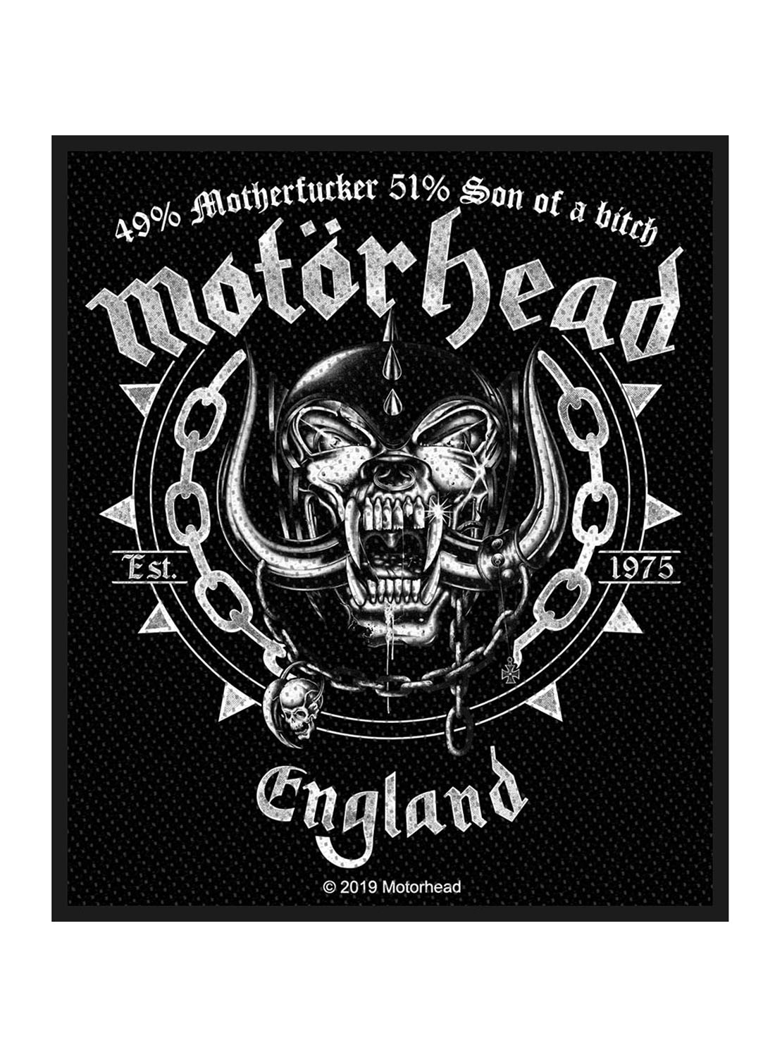Motörhead Ball & Chain Patch