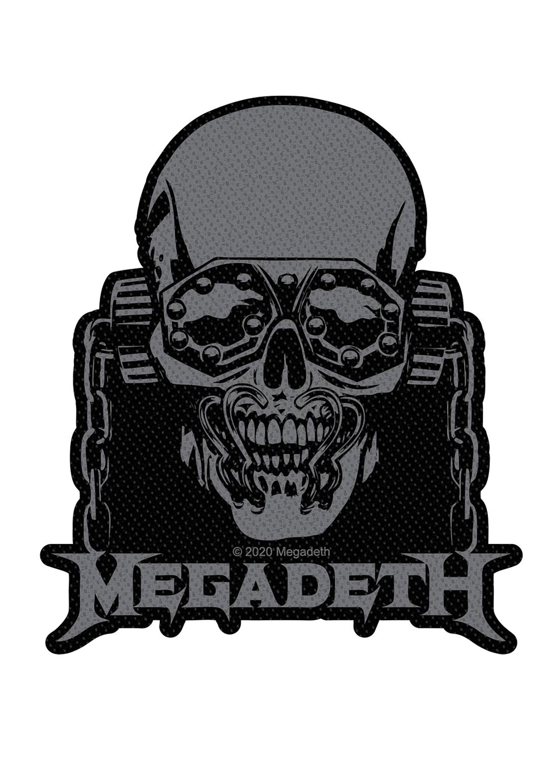 Megadeth Vic Rattlehead Cut Out Patch