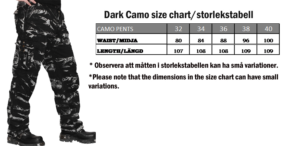 Dark Camo Cargo pants