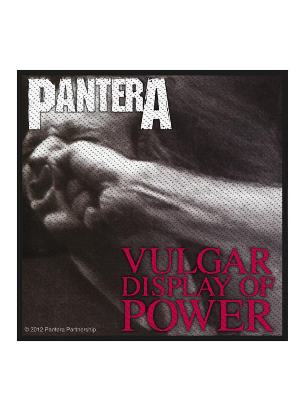 Pantera Vulgar Display Of Power Patch