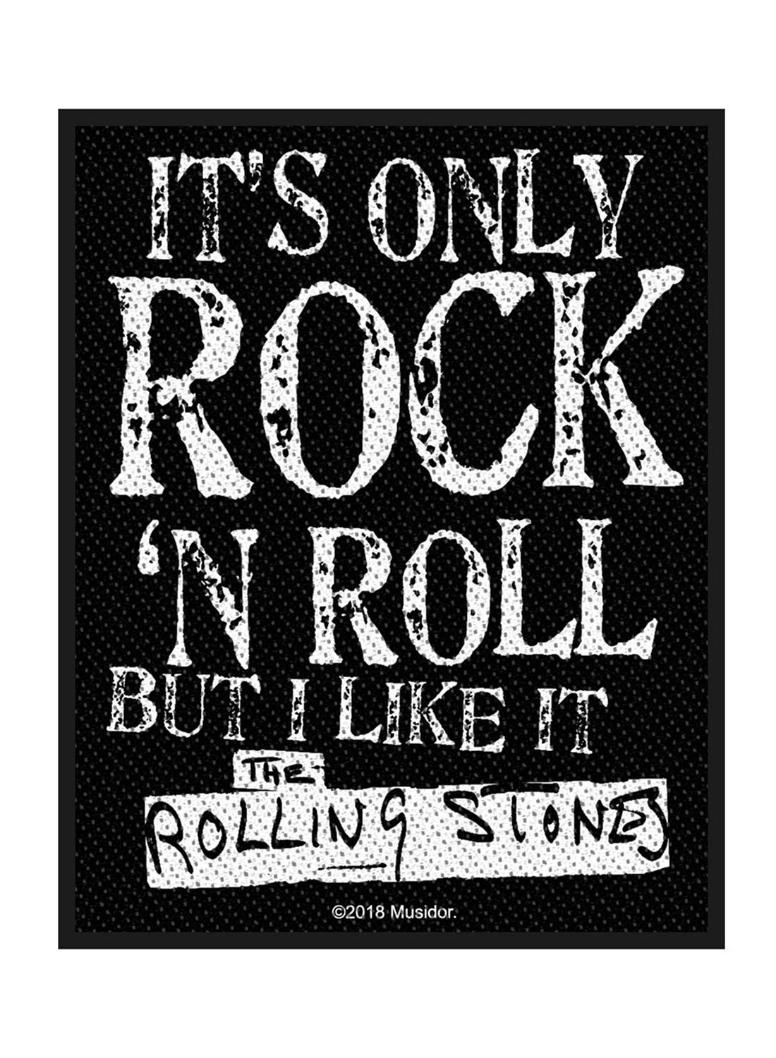 Rolling Stones It's Only Rock N' Roll Patch