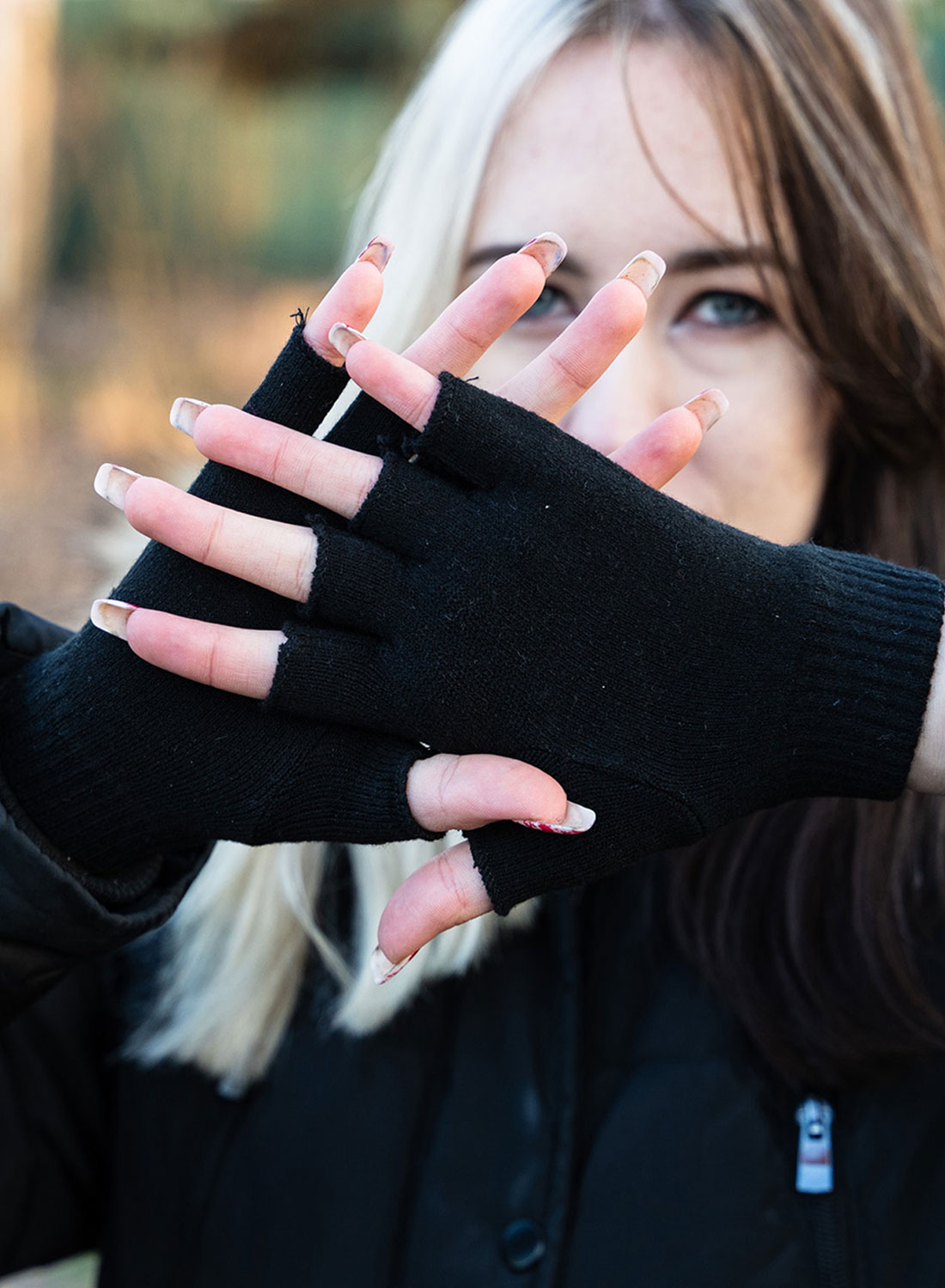 Fingerless Gloves Black
