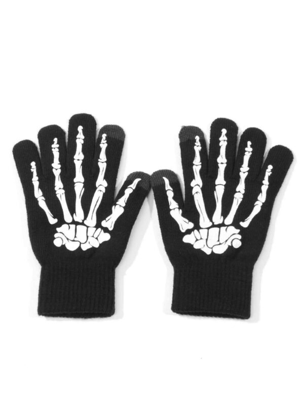 Skeletor Knit Gloves