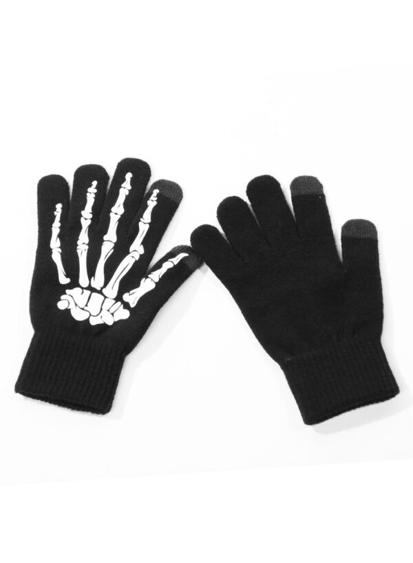 Skeletor Knit Gloves