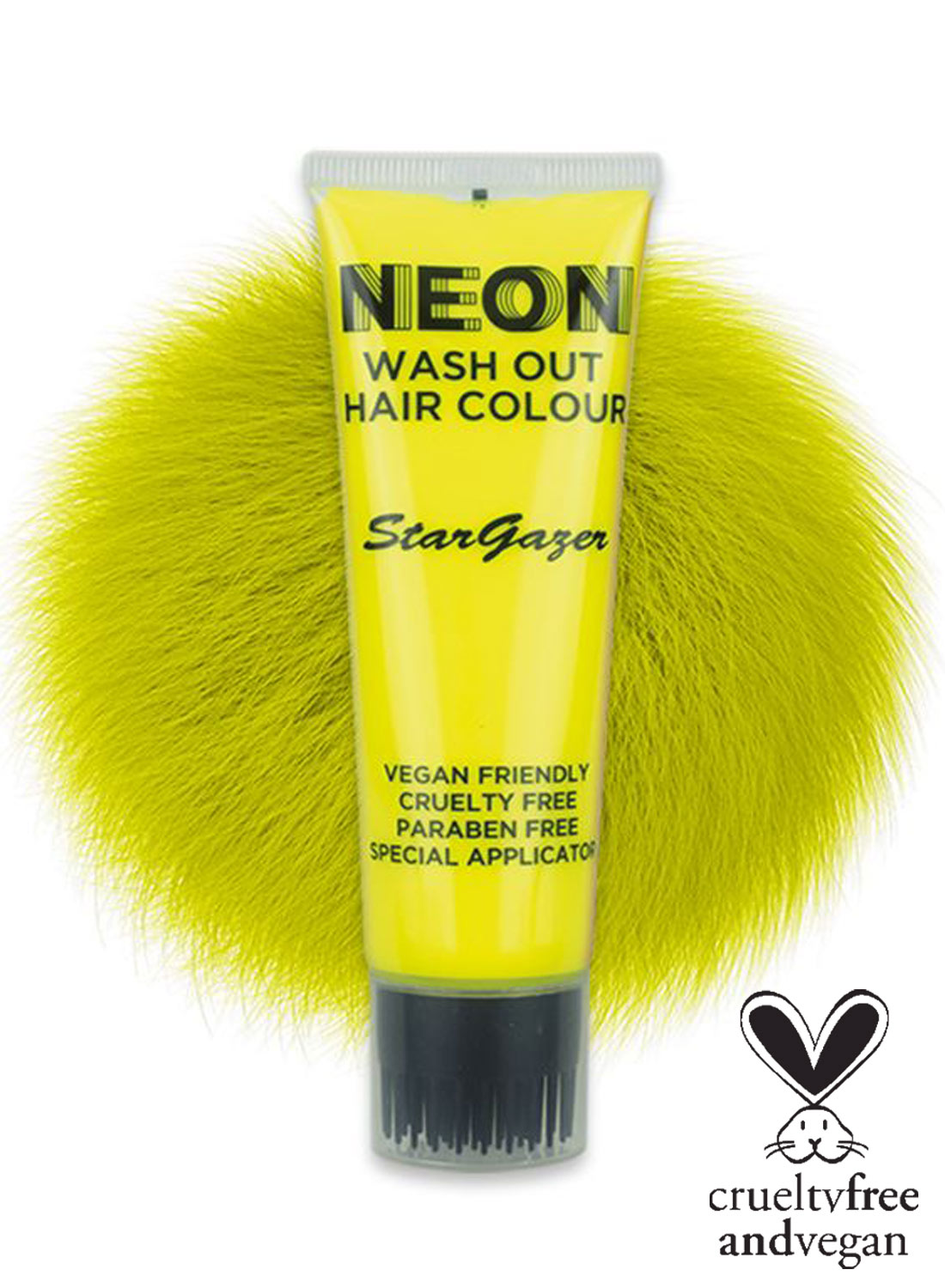 Neon Wash Out Hair Colour Yellow
