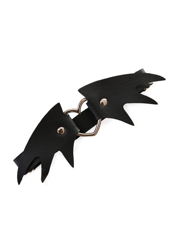 Bat Wings Heart Leg Garter