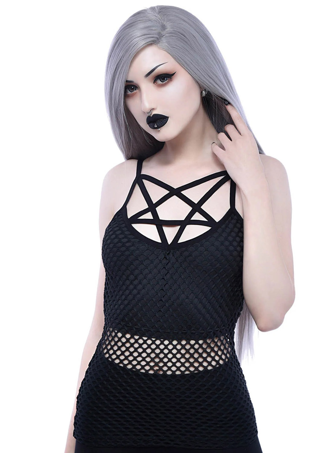 Witchnet Strap Top