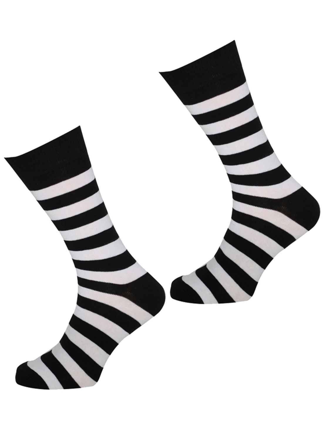 Men Black & White Socks