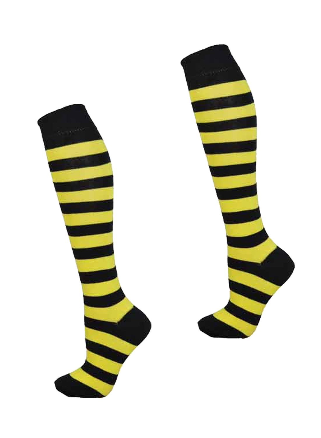 KH Socks Black Yellow Stripes