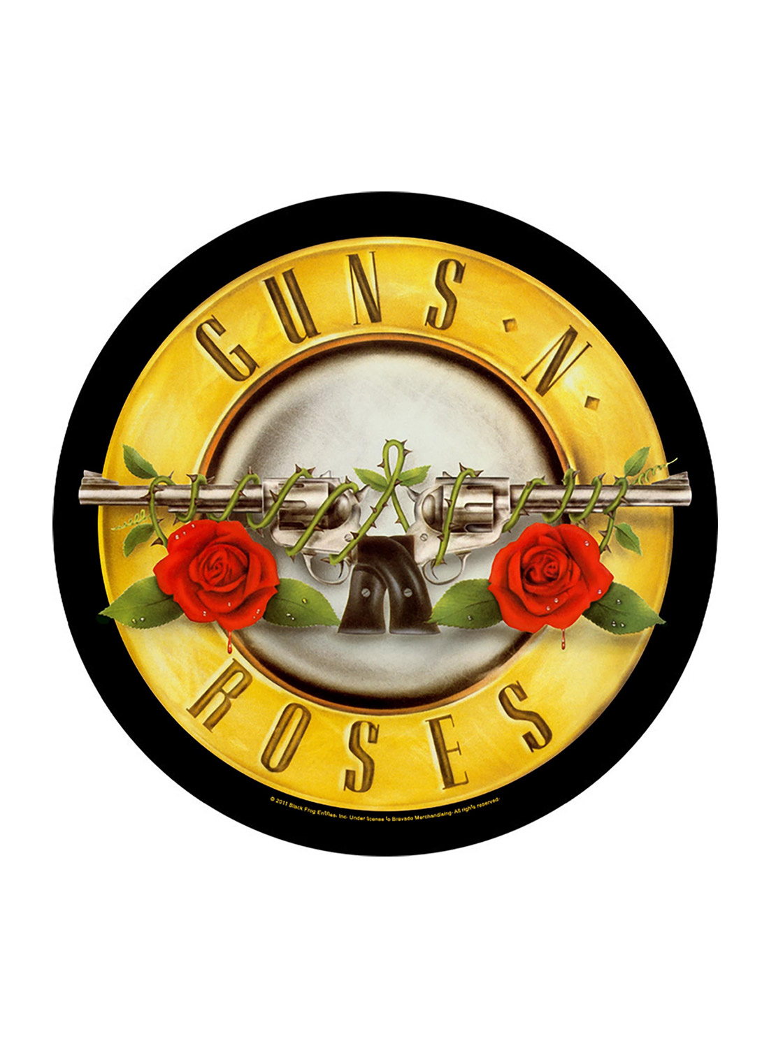 Guns N' Roses Bullet Logo Back Patch