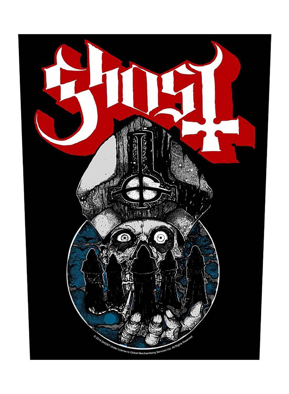 Ghost Papa Warriors Back Patch