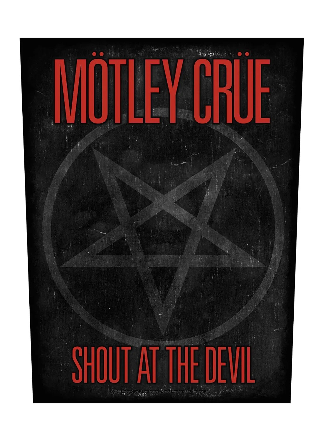 Mötley Crue Shout At The Devil Back Patch