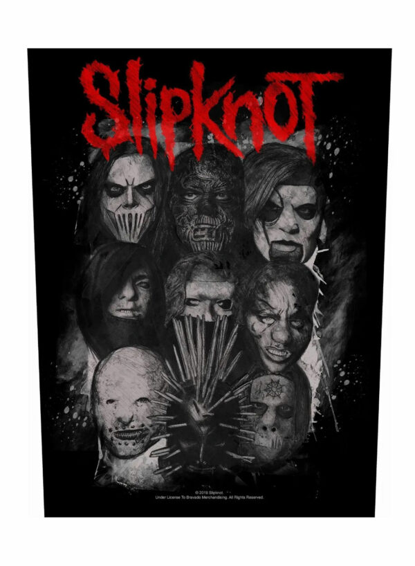 Slipknot We Are Not Your Kind Masks Back Patch