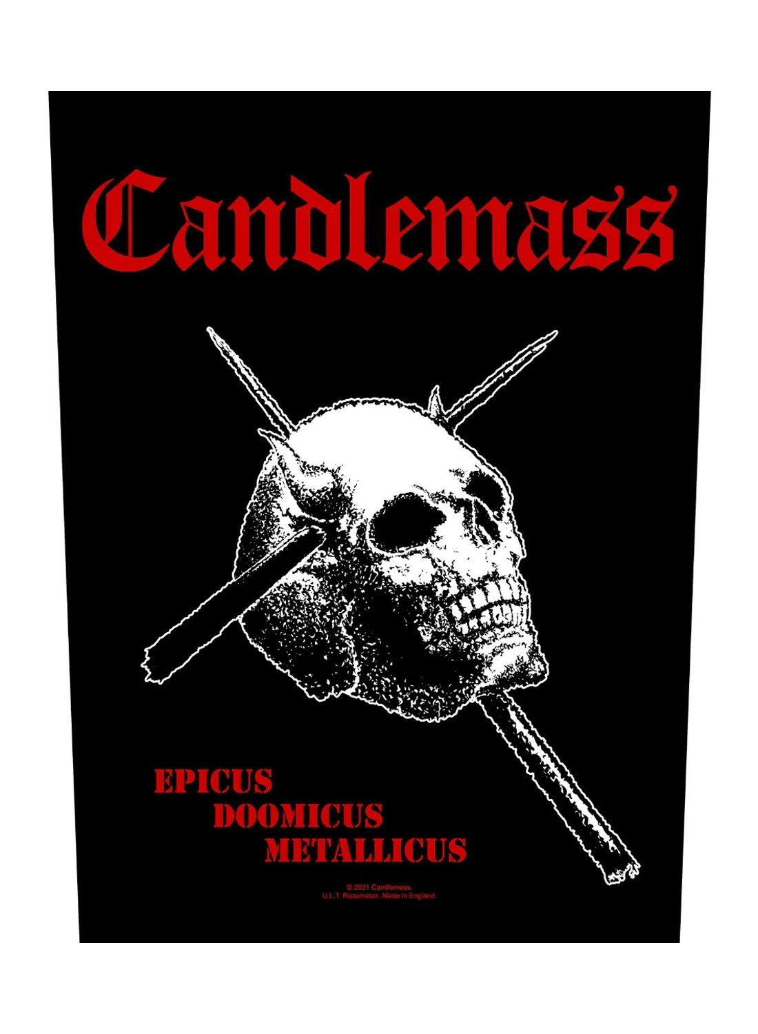 Candlemass Epicus.. Back Patch