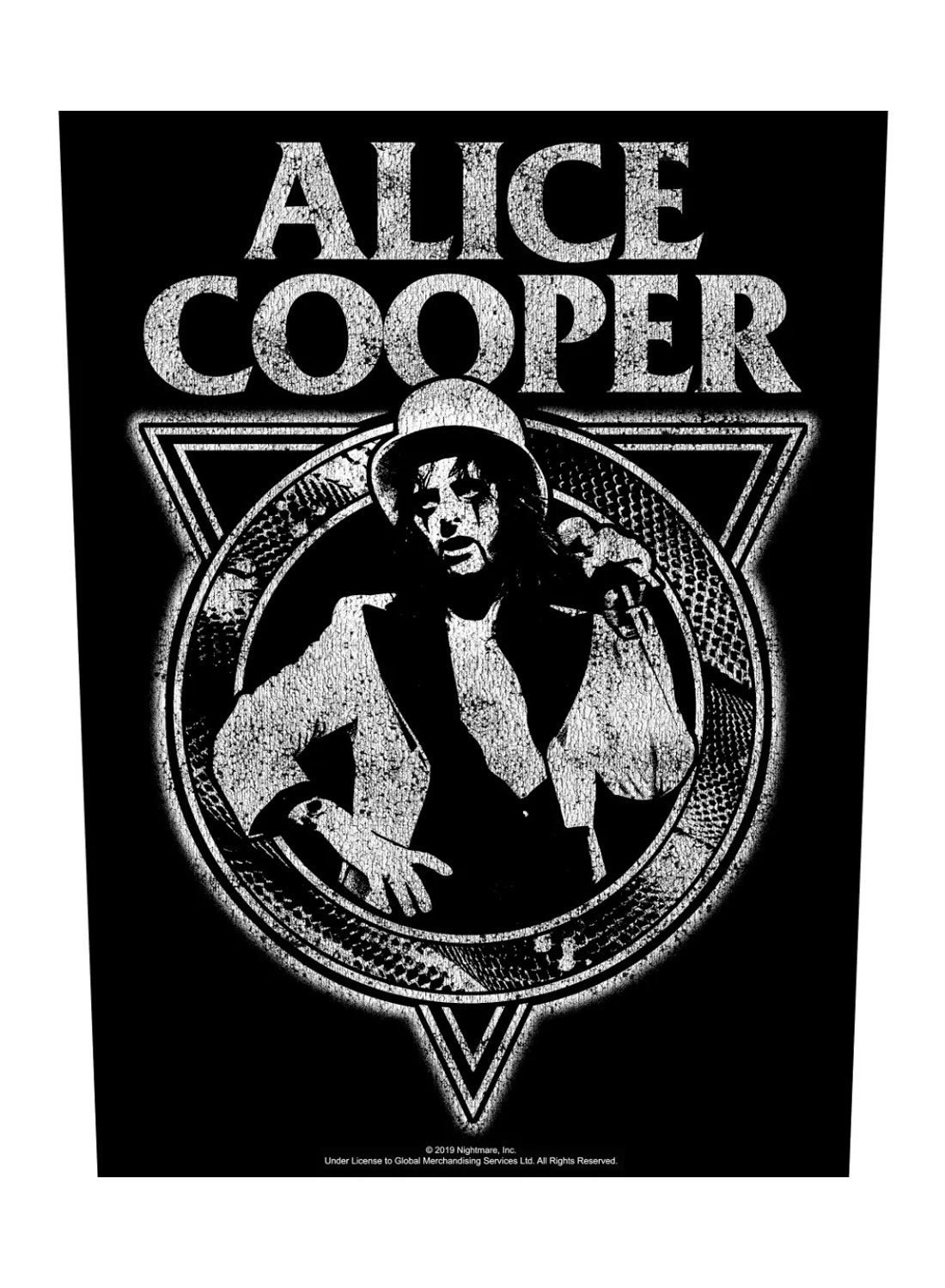 Alice Cooper Snakeskin Back Patch