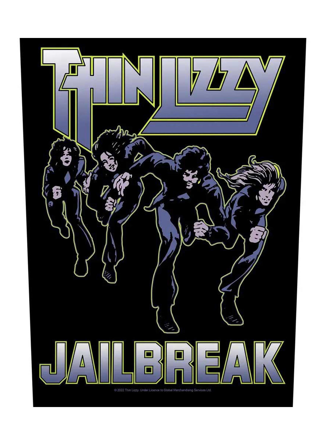 Thin Lizzy Jailbreak Back Patch