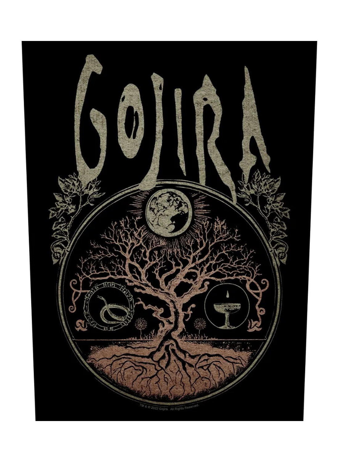 Gojira Tree Of Life Back Patch