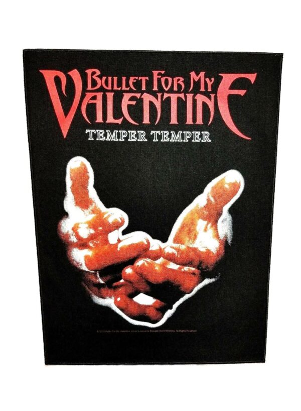Bullet For My Valentine Temper Temper Back Patch