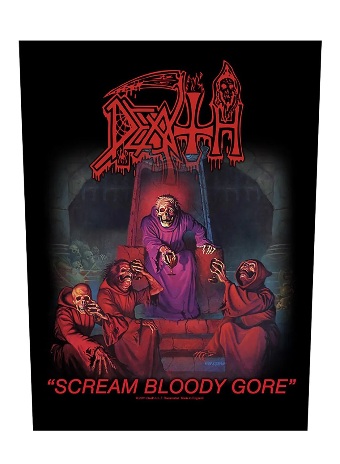 Death Scream Bloody Gore Back Patch