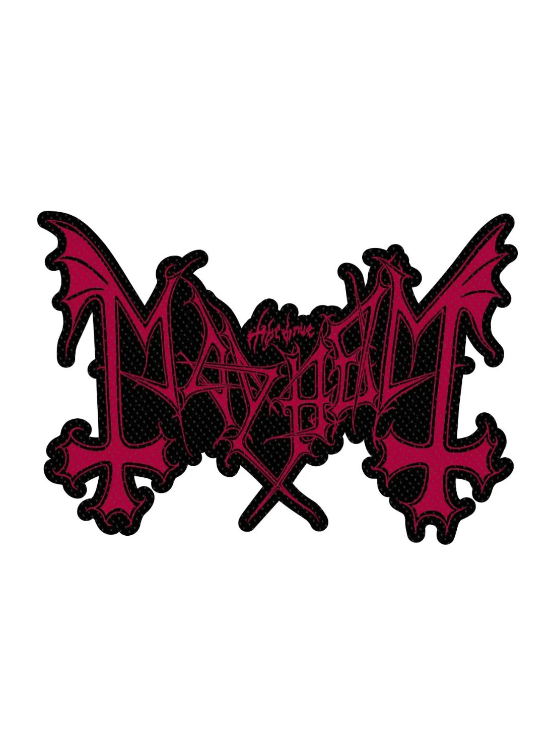 Mayhem Logo Cut Out Patch
