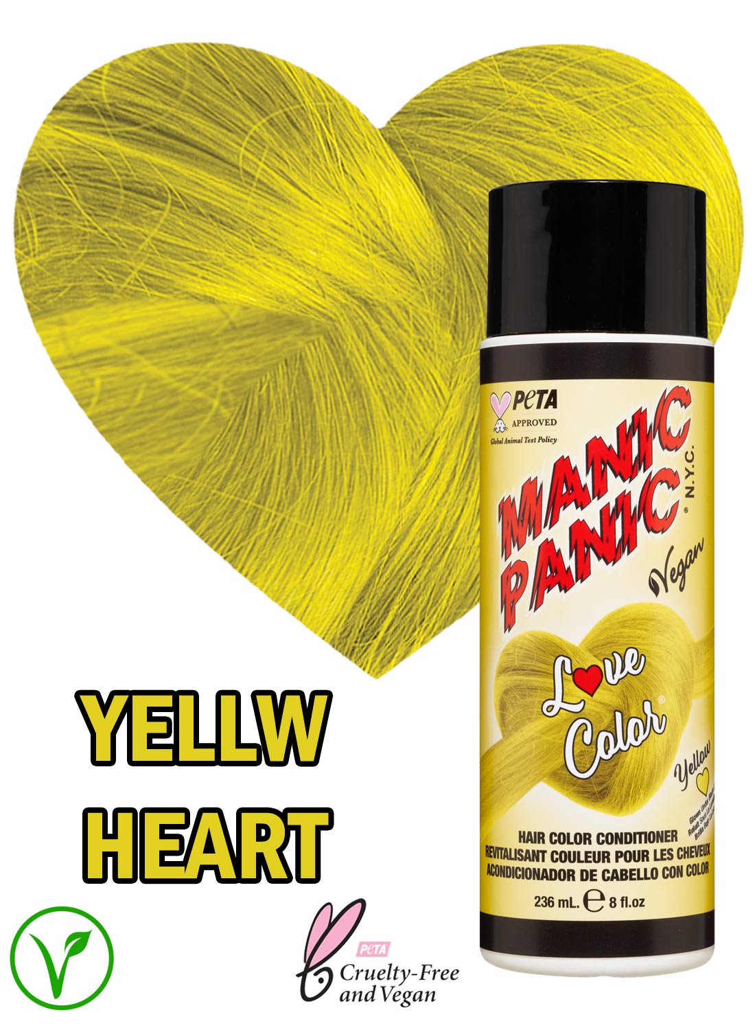 Love Color Yellow Heart