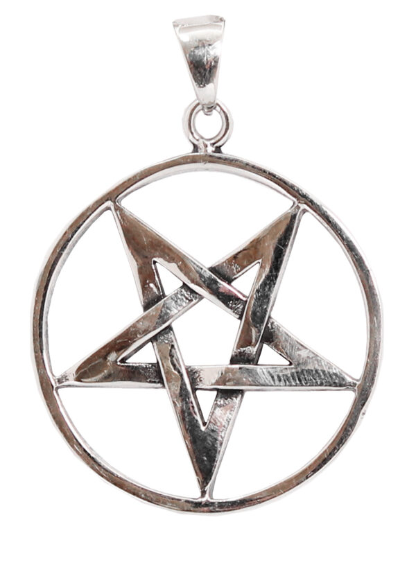 Steel Pentagram Neclklace