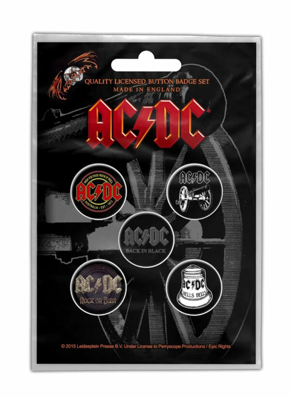 AC/DC For Thoes About To Rock Badge Pack