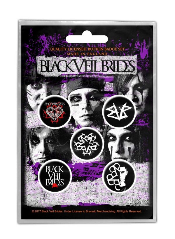 Black Vail Brides Logos Badge Pack