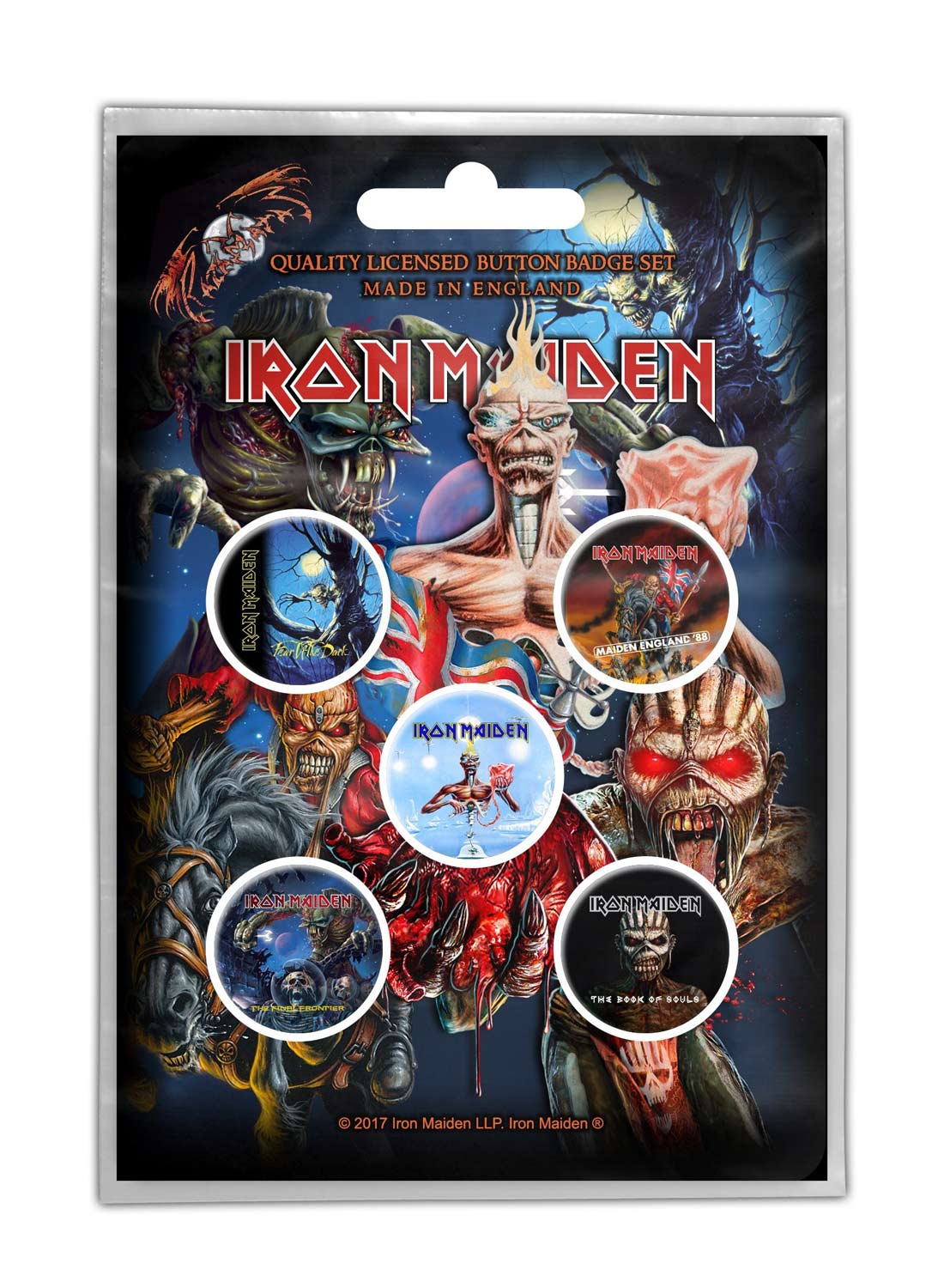 Iron Maiden Later Albums Badge Pack