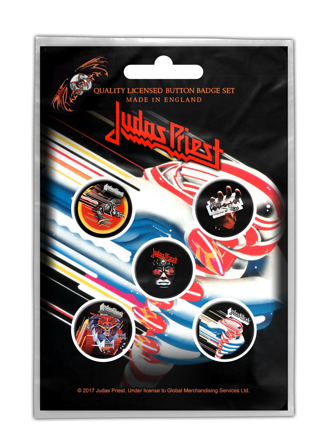 Judas Priest Turbo Badge Pack
