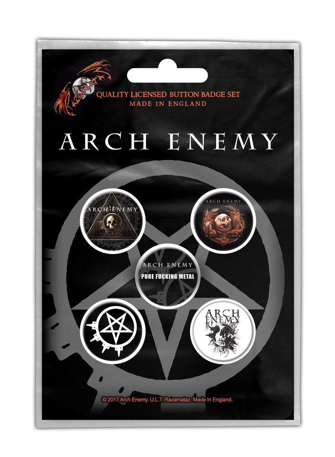 Arch Enemy Badge Pack