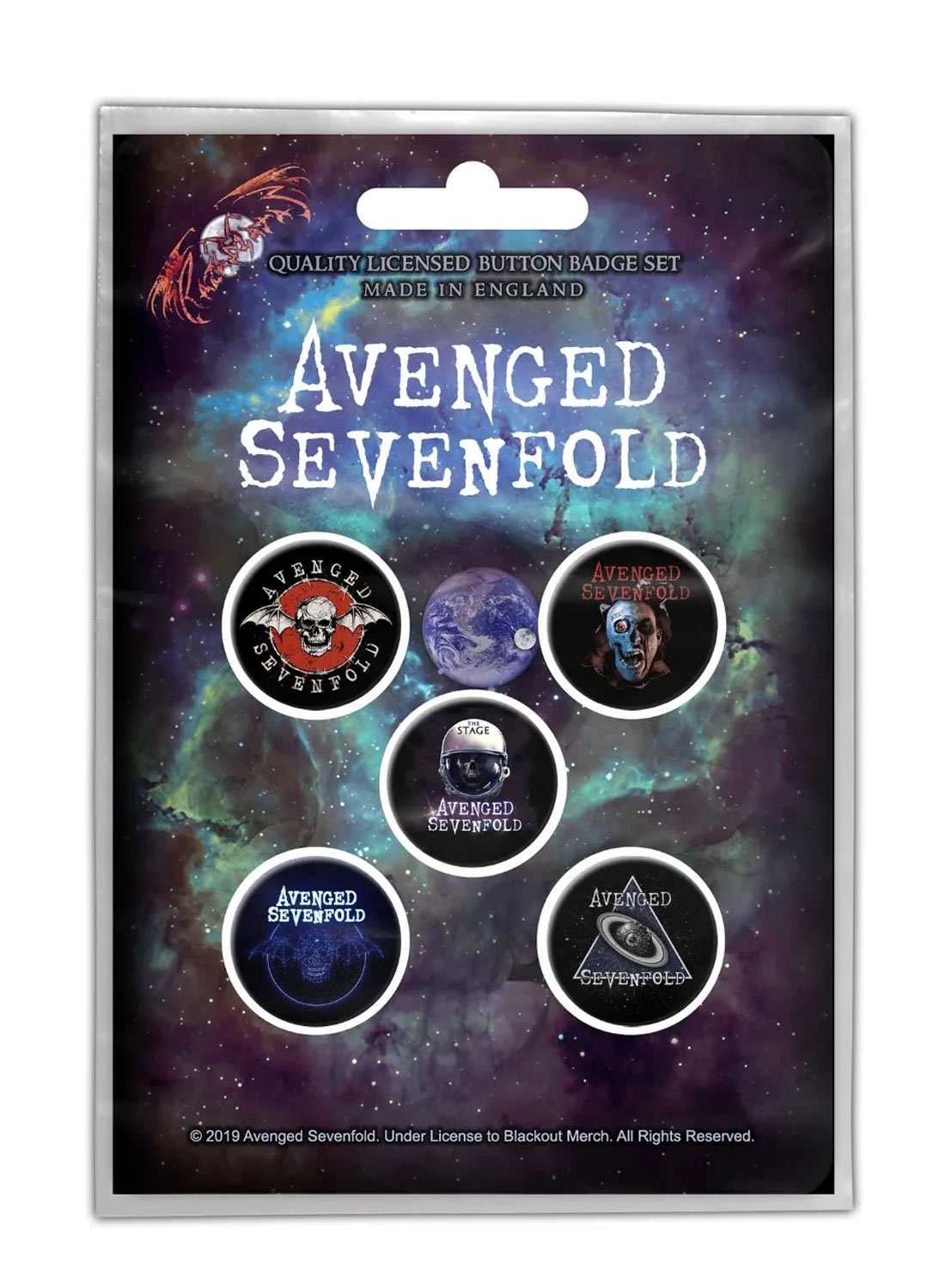 Avenged Sevenfold The Stage Badge Pack